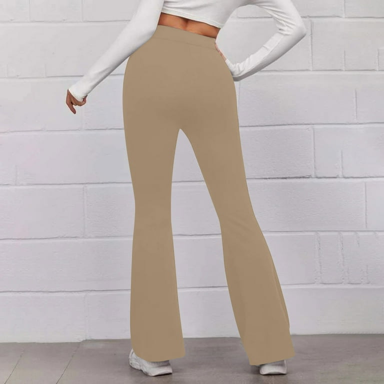 KINPLE Women Bootcut Yoga Pants with Pockets Flared Leggings High Waisted  Bootleg Workout Casual Lounge Sweatpants 