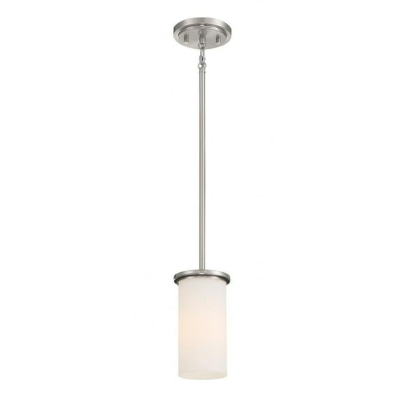 1 Light Pendant-Brushed Nickel Finish Bailey Street Home 57-Bel-4554699