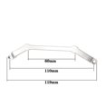 thumbnail image 3 of Soportes de carrocería delanteros y traseros para piezas de actualización Plata perfke columna de carcasa de coche remoto, 3 of 4