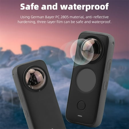 Image of Kiplyki Wholesale 2 PCS Protective Lens Cover Lens Guard For Insta 360 ONE X2