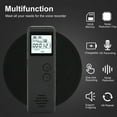 thumbnail image 2 of HLONK 16GB Mini Voice Activated Recorder  Digital Voice Recorder with Noise Reduction MP3 Player HD Recorder for Lessons  Meetings  Interviews MP3 WAV Record, 2 of 8