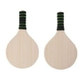 thumbnail image 4 of CIMAXIC badminton racquet 1 Pair Wood Khaki Beach Accessories Outdoor Games 13*7.5*0.4in, 4 of 8