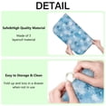 thumbnail image 4 of Light Blue Christmas Snowflake Pattern Dish Drying Mat for Kitchen 1 Pack, Ultra Absorbent Microfiber Dishes Drainer Mats,18x24in(46x61cm), 4 of 4