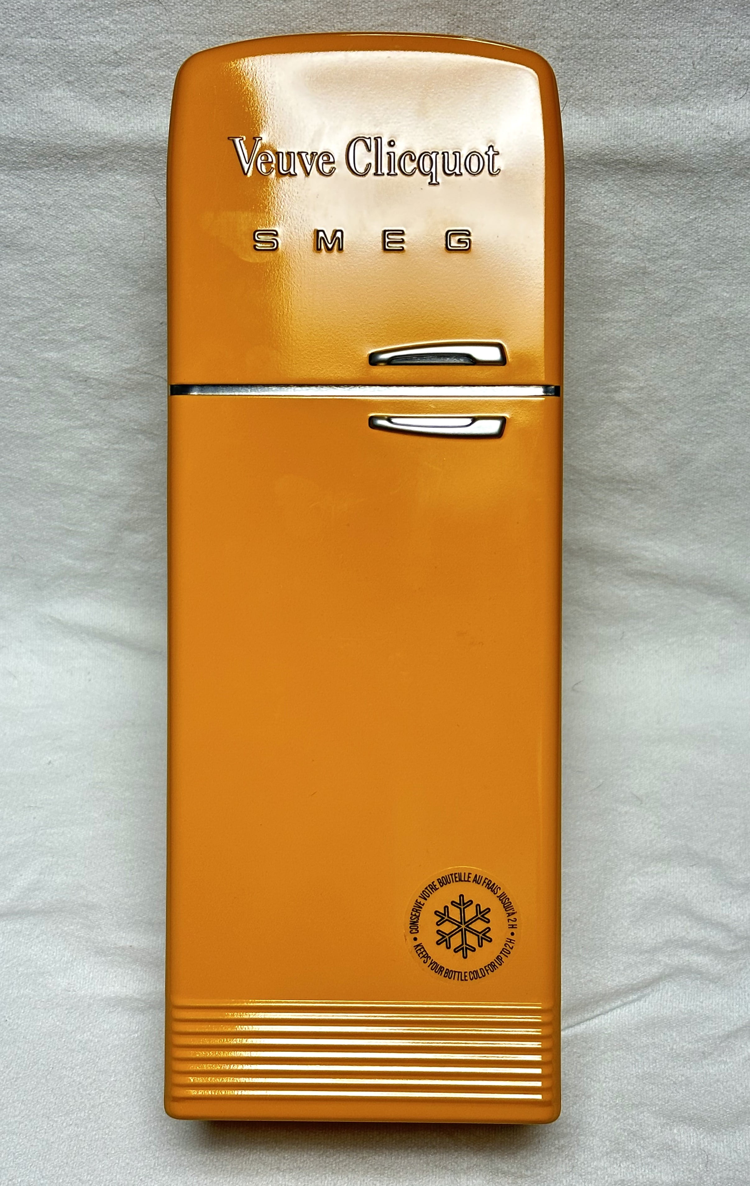 SMEG 50's Style Retro FAB 10 Veuve Clicquot Refrigerator, Special Edition