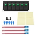 thumbnail image 4 of Ymiko Rocker Switch Panel Rocker Switch 12-24V Buses For Caravans Trailers, 4 of 8