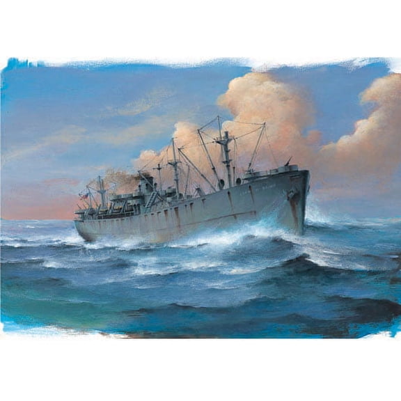 Trumpeter 5756 US Liberty Ship John W Brown 1/700 Scale Plastic Model Kit