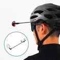 thumbnail image 3 of 1pcs Bicycle Helmet Reflective Convex Rearview Mirror Mountain Road Bike 360 Rotation Adjustable Cycling Rear View Mirror, 3 of 5