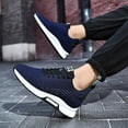 thumbnail image 3 of Men Elevator Sneakers Invisible Height Increasing 2.4 Inches Taller Elevator Sports Women Mesh Breathable Outdoor Casual Lace up Fashion Shoes, 3 of 11