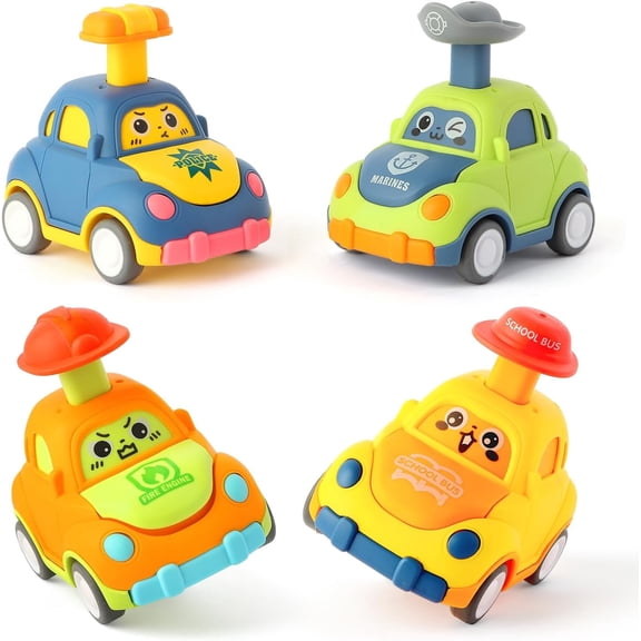 Car Toys for Toddlers 2-3 Year Old Boy Birthday Gift for Boys Girls 2-3 Pull Back City Vehicle Toys Goodie Bags Stuffers Party Favors for Kids