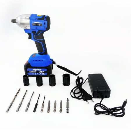 

Dayplus Brushless Cordless Impact Wrench/Drill With Battery Charger 1/2 21V
