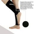 thumbnail image 4 of Compression Manchon de Jambe Protège-Tibia Hommes Femmes Manchon Protège-Tibia Cyclisme Course Football Basketball Sport Soutien Mollet, S, 4 of 9
