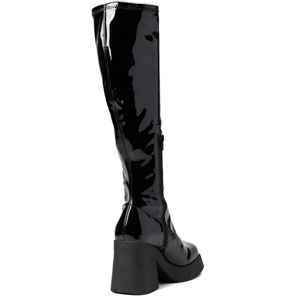 Steve Madden Women's Klarisa Fashion Boot, Black Patent, 8