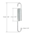thumbnail image 4 of Unique Bargains 10.2cm Length Motorcycle Motorbike Silver Tone Side Bracket Kickstand Spring for GS125, 4 of 4