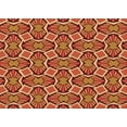 thumbnail image 1 of Ahgly Company Indoor Rectangle Patterned Carrot Orange Area Rugs, 4' x 6', 1 of 1