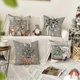 thumbnail image 2 of ZHAOCHENG Fundas de almohada con diseño de árbol de Navidad, reno, camión, rayas grises, 18 x 18 pulgadas, funda de cojín de invierno, decoración para sofá, juego de 4, 2 of 5
