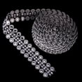 thumbnail image 3 of Acrylic Rhinestone Diamond Ribbon 4 Row (1 Roll ) Crystal Rhinestone Close Chain s for Weeding DIY Decoration, 3 of 8