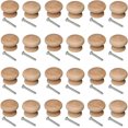 thumbnail image 6 of woodeni 34mm Round Cabinet Door Drawers Knobs Set - Unfinished Wood - 24 Pack, 6 of 6
