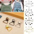 thumbnail image 3 of 4Sets Mini DIY Sewing Accessory Trousers Bags Accessories Metal Buckle Dolls Buckles Doll Belt Buttons BLACK, 3 of 8