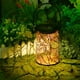 thumbnail image 5 of Ganfancp 1 Pc Luz Solar Led Linterna Colgante Linterna Solar Decoración Exterior Lámpara Solar Patio Linterna Solar Luz Colgante Romántica Lámpara de Mesa Lámpara de Escritorio Hueca Rebajas Hoy Liqu, 5 of 7
