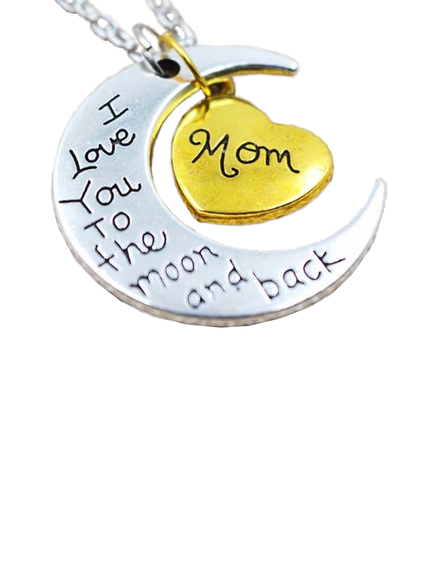 Stylesilove I Love You To The Moon And Back Family Collection Silver And Gold Chain Pendant Necklace Mom Walmart Com Walmart Com Stylesilove I Love You To The Moon And Back Family Collection Silver And Gold Chain Pendant Necklace Mom Walmart Com Walmart Com