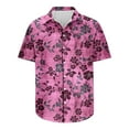 thumbnail image 5 of AHTJRT Stylish Men's Camouflage Print Button Down Short Sleeve Shirt Multicolor S, 5 of 5