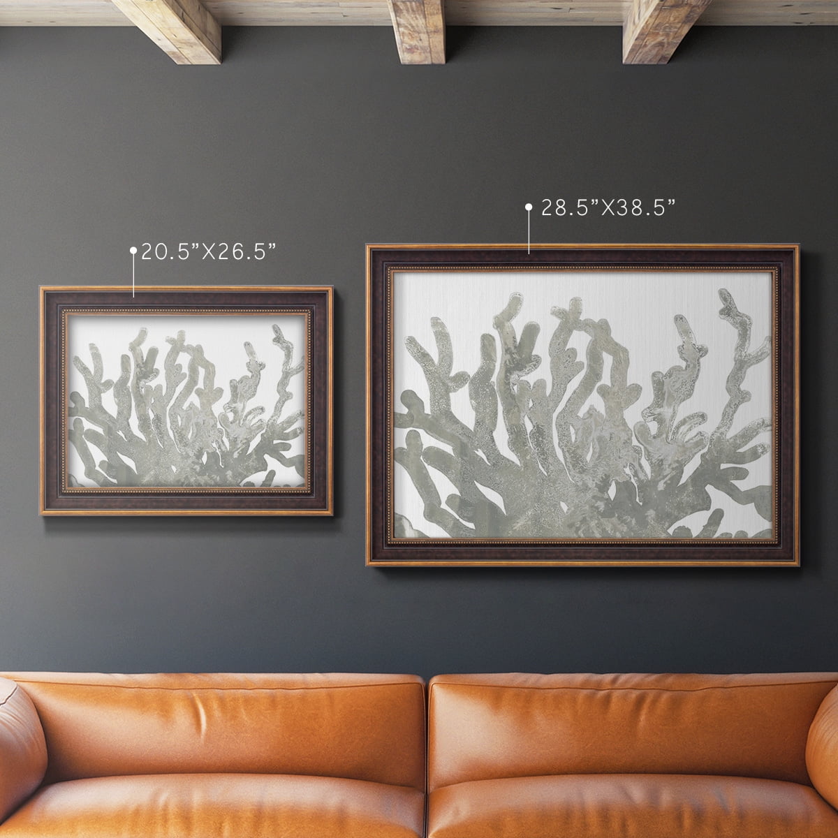 Stone Macro Coral III Premium Framed Canvas- Ready to Hang