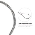 thumbnail image 4 of Unique Bargains Stainless Steel Cable, 2 Pack PVC Coated 1/32' Wire Rope for Deck Railing 3.3ft, 4 of 4