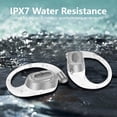 thumbnail image 7 of Open Ear Earbuds,AILKIN Bluetooth 5.4 Earbuds Headset 45Hrs Playtime Waterproof IPX7 Ear Hooks Wireless Earbuds with Charging Case Noise Cancelling for iPhone,Android Open Ear Headphones,White, 7 of 7