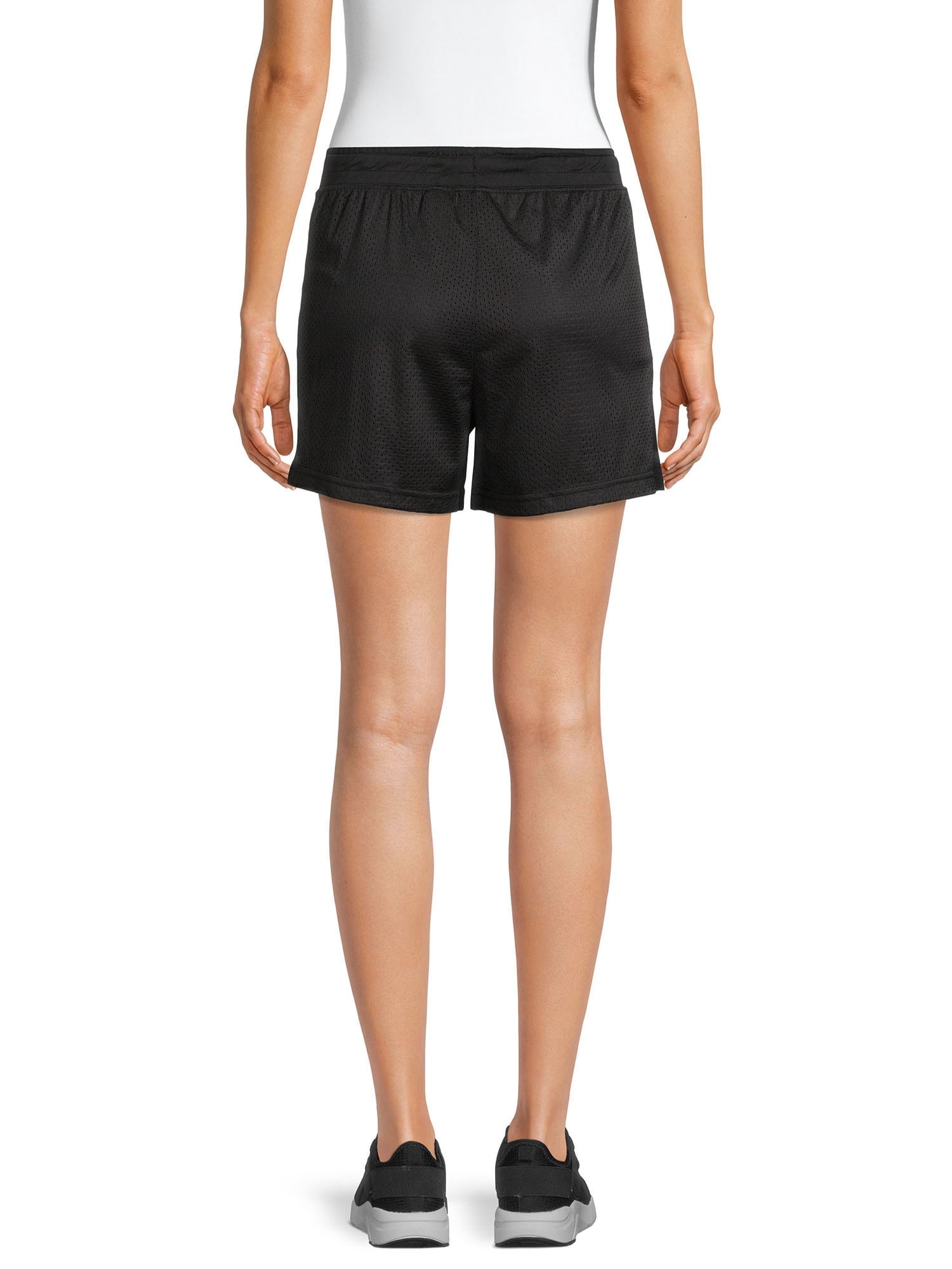 Athletic Works Women's Mesh Shorts with Pockets, 2-Pack