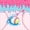 Pink Blue White, variant on Castle Fairy Baseball Bat Print Twin Comforter Sets 2pcs, Graffiti Splash Ice Cream Bedding Set, Pink Blue Yellow,Pink Reversible,1 Comforter and 1 Pillowcase
