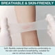 thumbnail image 3 of Hydrocolloid Roll For Wound Care, Cuttable Hydrocolloid Bandages, Waterproof Flexible Wound Dressing Roll, Hydrocolloid Tape Roll, Ultra Absorbent, 3 of 5