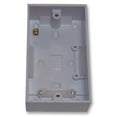 thumbnail image 1 of PRO ELEC 2-Gang White Surface Mount Pattress Box with Cable Clamp 45mm, 1 of 1