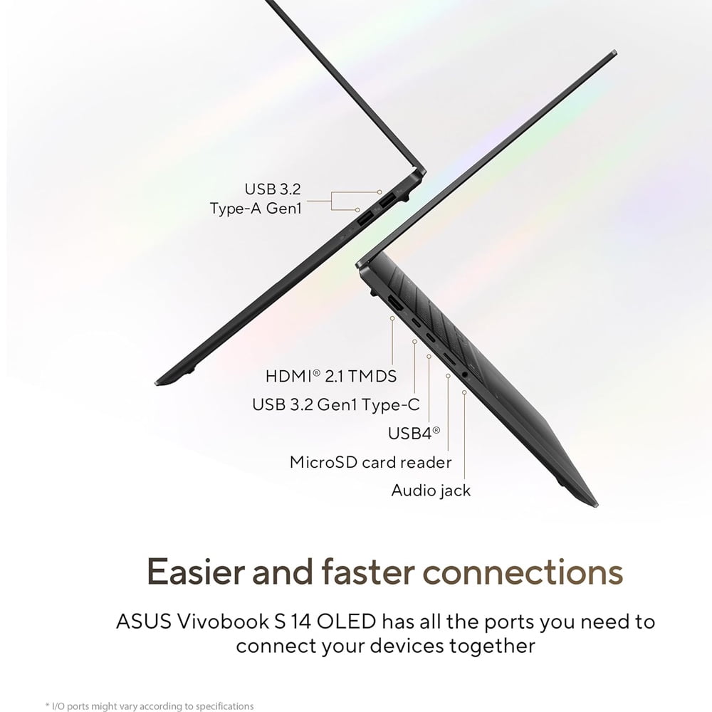 Asus 14" Vivobook S 14 Laptop in Black - M5406WA-DS76