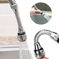 thumbnail image 3 of 2 Pieces 360 Degree Kitchen Filter Faucet Shower Extension Kitchen Sink Faucet Shower Head, 3 of 5