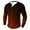 c05Orange, variant on LNWUY (S-5XL) Plus Size Men's Henley Shirts Trendy Gradient Color Long Sleeve Casual Fashion Fall Button Cotton T-Shirts Multicolor XXXXL