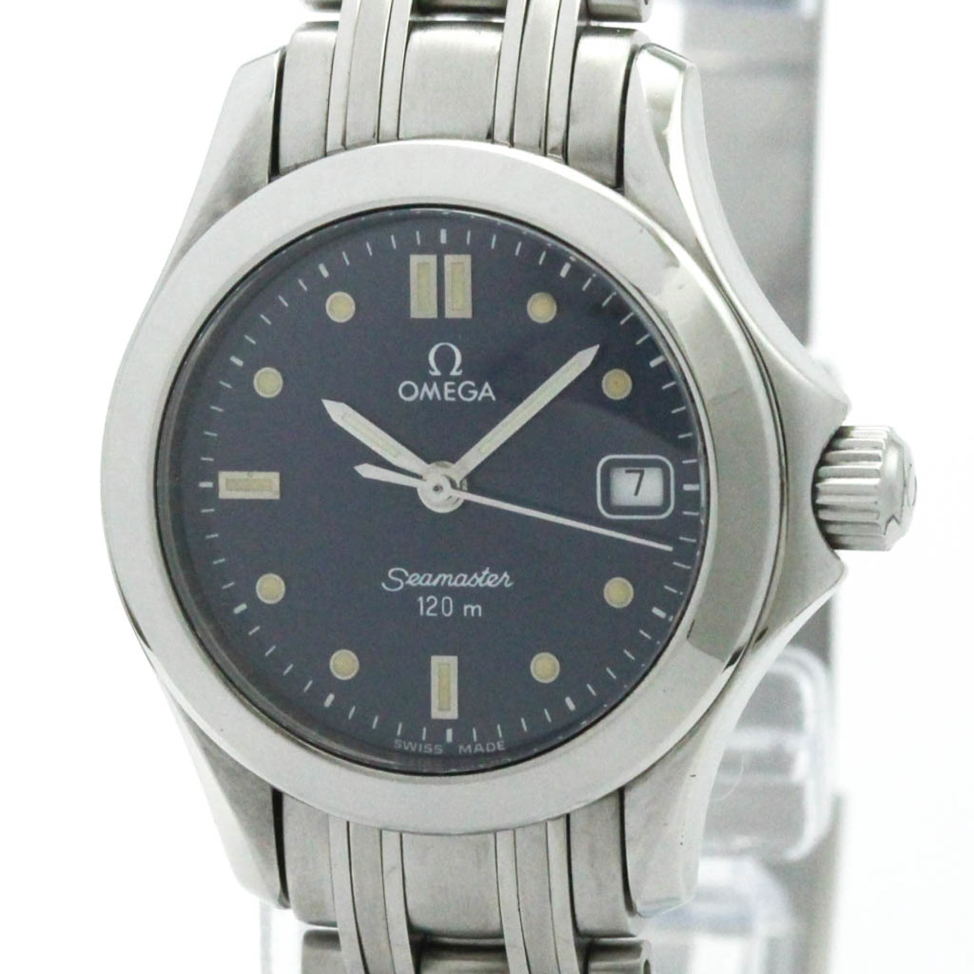 Pre-Owned OMEGA Seamaster 120M Steel Quartz Ladies Watch  display picture 3
