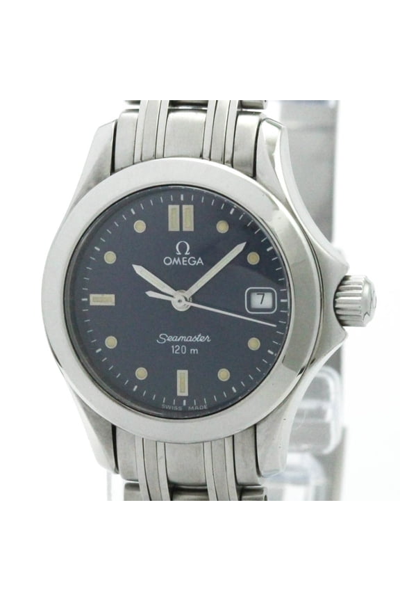Pre-Owned OMEGA Seamaster 120M Steel Quartz Ladies Watch 2581.80 Polished