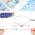 thumbnail image 3 of Kanprincess 1000pcs Clear Mini Elastic Rubber Bands,Soft Small Hair Ties Bands for Kids Toddlers Girls,Elastic Hair Ties for Hair Styling Braids Hair Accessories,No Damage Baby Hair Ties(Clear), 3 of 7