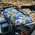 thumbnail image 3 of Uorisanigo 23×10 Inch ATV Seat Cover Waterproof Hawaiian Hibiscus Flowers 4-Wheeler Seat Cover Universal ATV Accessories Fit for Polaris Sportsman Polaris Scrambler Honda Rancher, 3 of 7