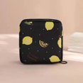 thumbnail image 1 of Bolsa de almacenamiento de tampones sanitarios para mujer, organizador impermeable portátil con patrón de dibujos animados, 1 of 5