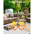 thumbnail image 6 of OHHANI Outdoor Rugs 6'x9', Waterproof Reversible Plastic Straw Rug, Portable RV Camping Mat for Deck, Beach, Picnic and Balcony, 6 of 7