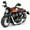 orange, variant on 1: 14 Suitable for Harley Davidson Motorcycle Alloy Simulation Die Casting Model Dynamic Toy Series Collectibles Boy's Birthday Gift