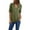 Army Green, variant on kakina CMSX Plus Size Women Ladies Zipper Button Long Sleeves Loose Chiffon Shirt Clothing