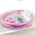 thumbnail image 4 of Diadema con purpurina para niñas, 5 diademas con purpurina para niños de 4 a 12 años, diademas brillantes para cabello de niñas, accesorios para el cabello para niñas pequeñas (estrellas y mariposas), 4 of 5
