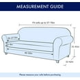 thumbnail image 2 of Subtrex Stretchy 2-Piece Washable Armchair/Lovesaet/Sofa/XL-Sofa Slipcover, Jacquard Damask Pattern, 2 of 6