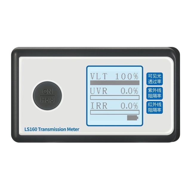Portable Solar Film Transmission Meter LS160 Test Window Tint With UV IR Rejection Visible Light Transmittance ,Energy Efficient