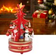 thumbnail image 4 of Caja De Música, Regalos De Navidad, Decoración Navideña, Fácil De Usar Para Niños, Regalos, Vacaciones, Navidad ANGGREK Rojo, 4 of 8