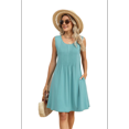 thumbnail image 3 of Vestido de Tirantes Holgado Verde Frijol XXL, 3 of 10