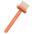 thumbnail image 1 of Cepillo limpiador de cabello, herramienta de limpieza tipo rastrillo, mini peine, cepillo limpiador naranja, 1 of 9