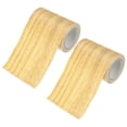 thumbnail image 1 of Uxcell Ruban de Réparation à Grain de Bois 2 Rouleaux, 3.15 Pouces x 15 Pieds Ruban de Sol en Bois Auto-Adhésif, Réparation Texturée Réaliste [Chêne Camel Doré], 1 of 2